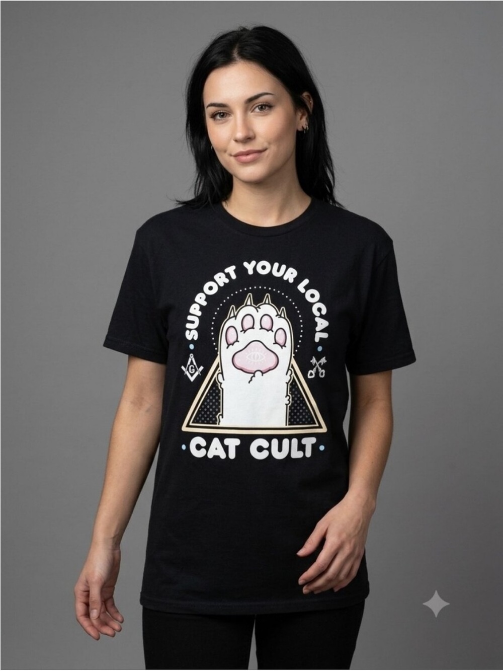 Cat Cult Graphic Tee